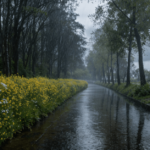 regenbuien in Limburg